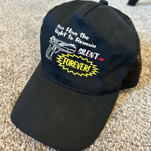 You have the right to remain silent forever pro guns hat - Picture 2 of 4